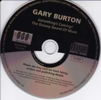 2CD Gary Burton: Something's Coming! - The Groovy Sound Of Music - The Time Machine