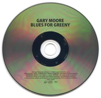 CD Gary Moore: Blues For Greeny = ブルーズ・フォー・グリーニー LTD