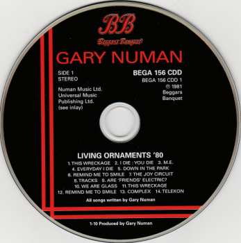 2CD Gary Numan: Living Ornaments '80