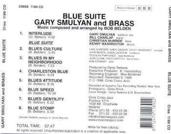 CD Gary Smulyan And Brass: Blue Suite