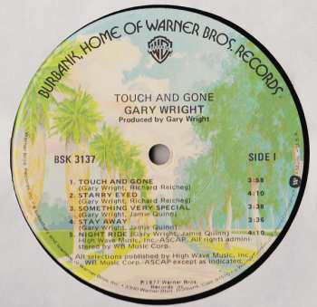LP Gary Wright: Touch And Gone