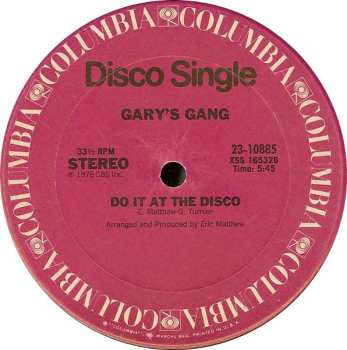 LP Gary's Gang: Keep On Dancin' / Do It At The Disco