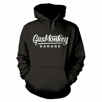 Merch Gas Monkey Garage: Mikina S Kapucňou Large Script