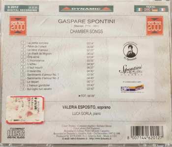 CD Gaspare Spontini: Chamber Songs