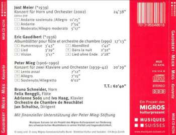 CD Eric Gaudibert: Konzerte