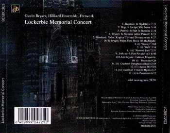 CD The Hilliard Ensemble: Lockerbie Memorial Concert