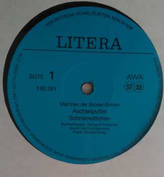 LP Gebrüder Grimm: Märchen Der Brüder Grimm