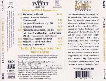 CD Bjarte Engeset: Sinfonia Di Soffiatori • Sinfonietta Di Soffiatori • Selections From A Hundred Hardanger Tunes