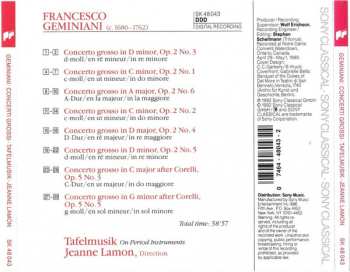 CD Francesco Geminiani: Concerti Grossi
