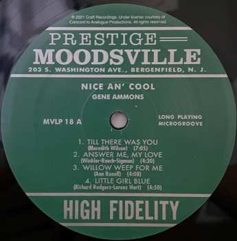 LP Gene Ammons: Nice An' Cool