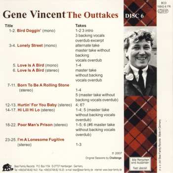 6CD/Box Set Gene Vincent: The Outtakes