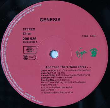 LP Genesis: ... And Then There Were Three...