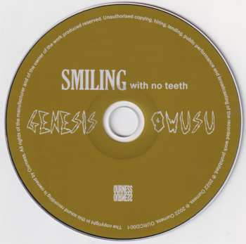 CD Genesis Owusu: Smiling With No Teeth