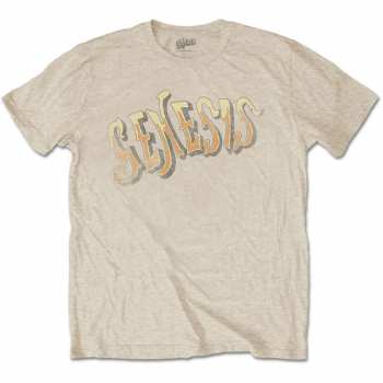 Merch Genesis: Tričko Vintage Logo Genesis - Golden 