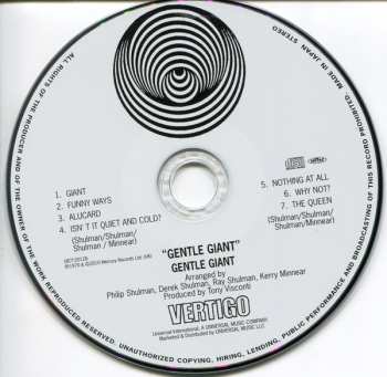 CD Gentle Giant: Gentle Giant