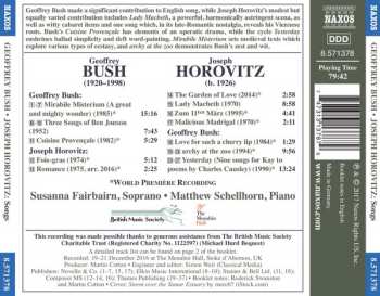 CD Joseph Horovitz: Songs