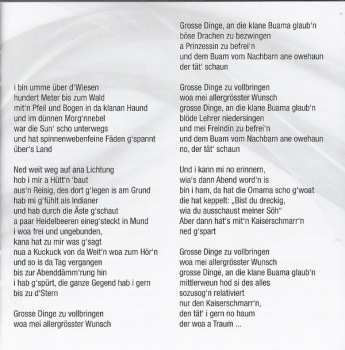 CD Georg Danzer & Band: Grosse Dinge