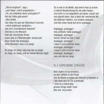 CD Georg Danzer & Band: Grosse Dinge
