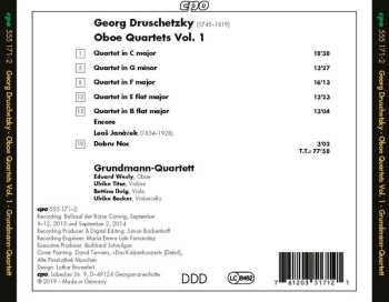 CD Jiří Družecký: Oboe Quartets Vol. 1