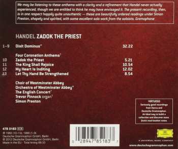 CD Georg Friedrich Händel: 4 Coronation Anthems
