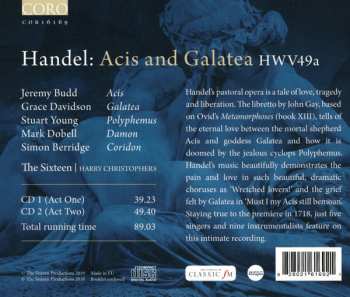 2CD Georg Friedrich Händel: Acis And Galatea
