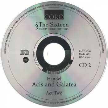 2CD Georg Friedrich Händel: Acis And Galatea