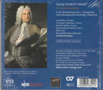 SACD Georg Friedrich Händel: Acis und Galatea