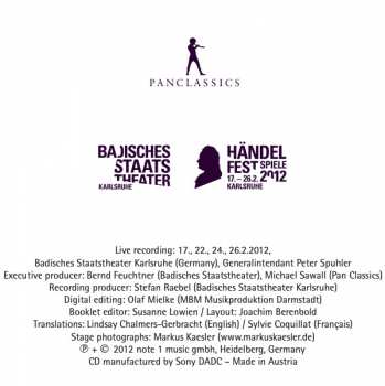 3CD Georg Friedrich Händel: Alessandro
