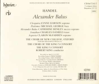 2CD Georg Friedrich Händel: Alexander Balus