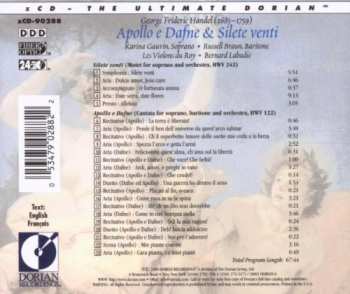 CD Georg Friedrich Händel: Apollo E Dafne & Silete Venti 