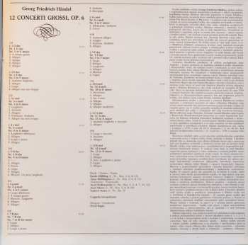4LP/Box Set Georg Friedrich Händel: 12 Concerti Grossi, Op.6