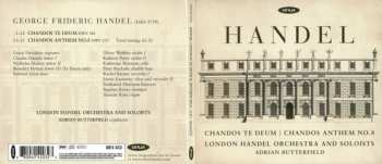 CD Georg Friedrich Händel: Chandos Te Deum | Chandos Anthem No. 8