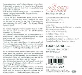 CD Georg Friedrich Händel: Il Caro Sassone: Handel In Italy