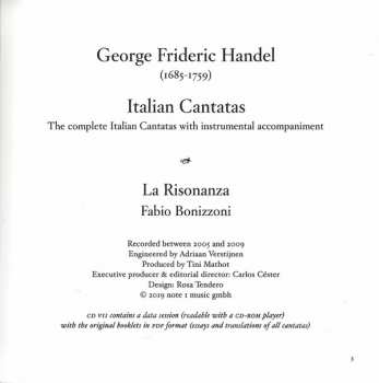 7CD/Box Set Georg Friedrich Händel: Italian Cantatas LTD