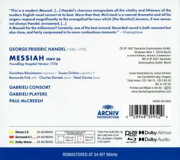 2CD/Blu-ray Gabrieli Consort: Messiah DIGI