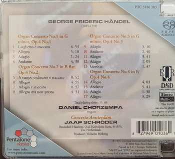 SACD Georg Friedrich Händel: Organ Concertos - Nos. 1, 2, 3 & 4 - Vol. 1