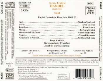 3CD/Box Set Georg Friedrich Händel: Saul
