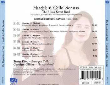 CD Georg Friedrich Händel: Six Cello Sonatas