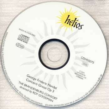 CD Georg Friedrich Händel: Six Concerti Grossi Op. 3