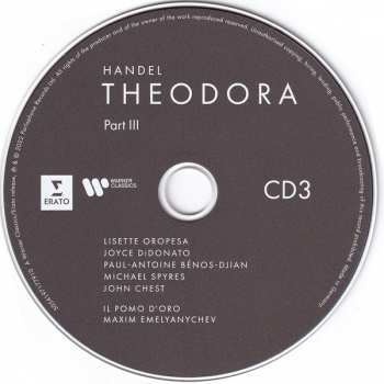 3CD/Box Set Georg Friedrich Händel: Theodora