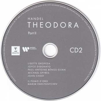 3CD/Box Set Georg Friedrich Händel: Theodora