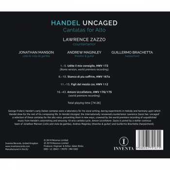 CD Georg Friedrich Händel: Uncaged: Cantatas For Alto