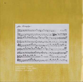 CD Georg Friedrich Händel: Wassermusik = Water Music