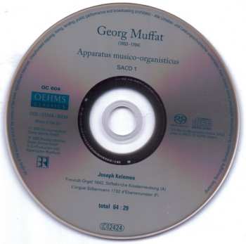 2SACD Georg Muffat: Apparatus Musico-organisticus