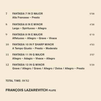 CD Georg Philipp Telemann: 12 Fantasias For Solo Flute