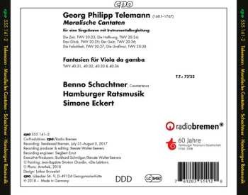 CD Georg Philipp Telemann: Moralische Cantaten