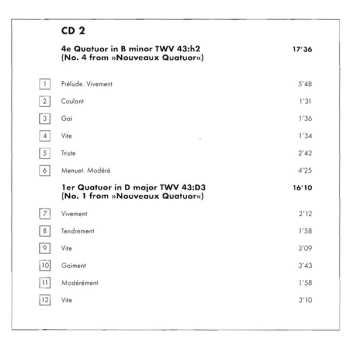 2CD Lars Ulrik Mortensen: Quatuors Parisienne Vol. 2 & 3