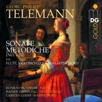 Album Georg Philipp Telemann: Sonate Metodiche (No. 1-12) For Flute, Violoncello And Harpsichord