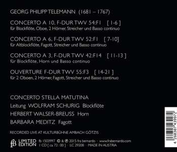 CD Georg Philipp Telemann: Telemann 1
