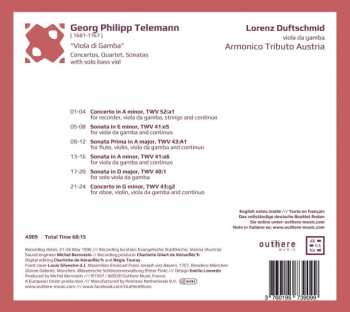 CD Georg Philipp Telemann: Viola da Gamba